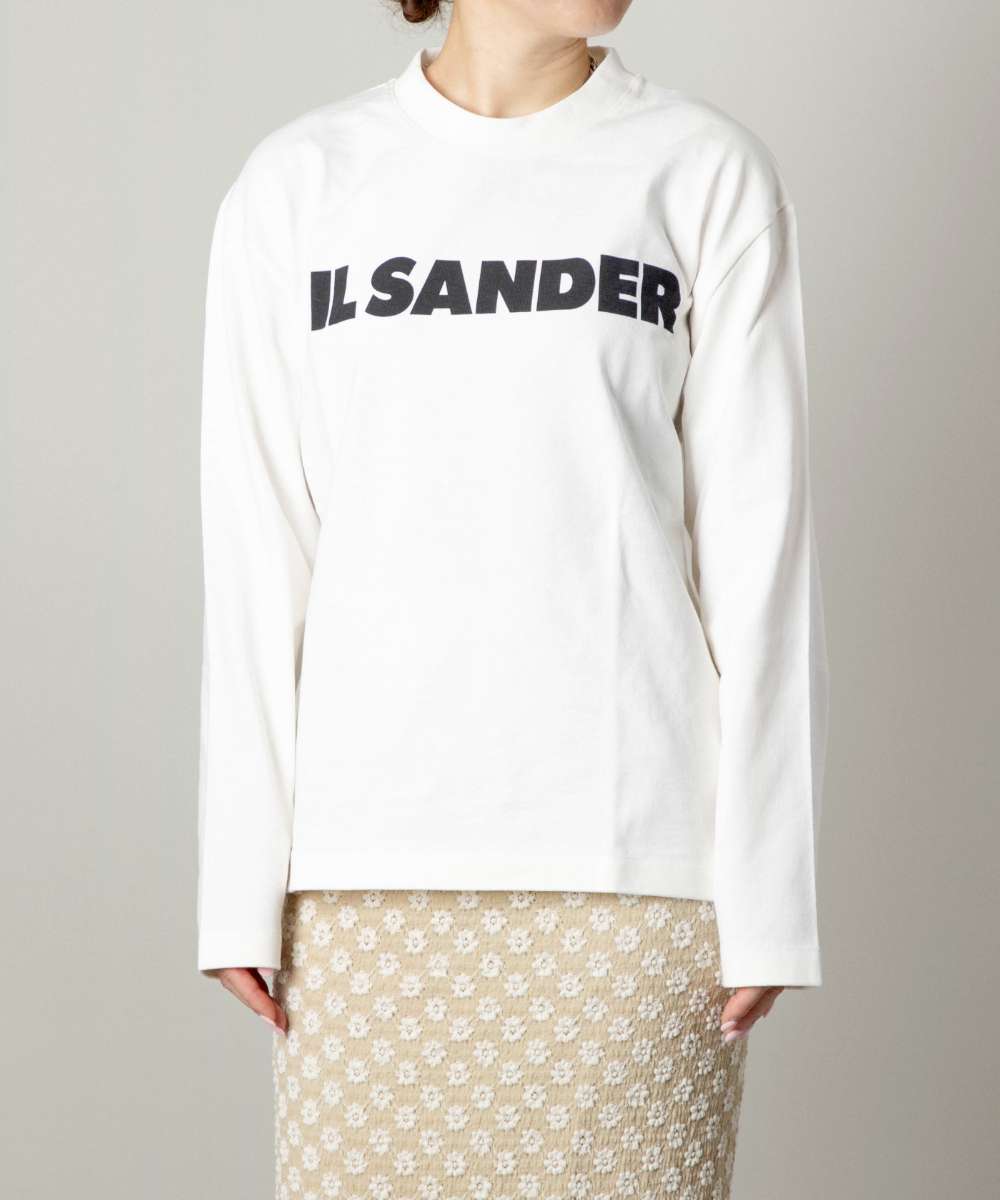 セール】ジルサンダー Jil Sander T－SHIRT CN LS J02GC0107－J45148－102 Tシャツ 長袖 オーバーサイズ  クルーネック シャツ (506964721) | ジル・サンダー(Jil Sander) - d fashion