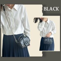 Tomieco/トミエコ Tomieco キルティングショルダーバッグ ベルトモチーフ チェーンショルダー/506968007