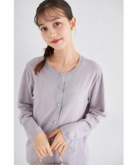 tocco closet/トッコクローゼット tocco closet パール釦ラメ配色ラインニットカーディガン/506968299