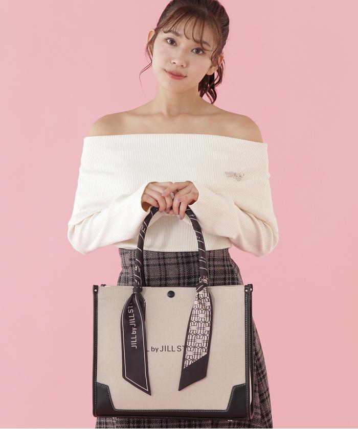 国内即発 JILL by JILL STUART Link Jスカーフトートバッグ 大