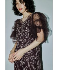 niana/ニアナ niana フラフィースリーブペンシルドレス 結婚式 パーティードレス オケージョンドレス 同窓会 お呼ばれワンピース/506336207