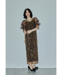 niana/ニアナ niana フラフィースリーブペンシルドレス 結婚式 パーティードレス オケージョンドレス 同窓会 お呼ばれワンピース/506336207
