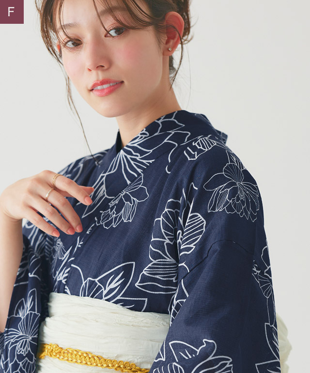 浴衣反物⭐️動きのあるヘムラインワンピース【M〜L】4種類紺系浴衣 楽天市場】浴衣 ワンピース 上下＋帯1本 サックス/ピンク