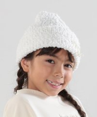SHOO・LA・RUE(Kids) /シューラルー キッズ SHOO・LA・RUE／Kids パール調リボンポコポコニット帽子/506967253
