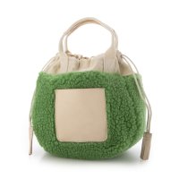 EARTH MADE/アースメイド EARTH MADE E6919 COLORFUL BOA POUCH TOTE(GRN)/506967966