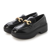 fitflop/フィットフロップ fitflop F－LUMA CHUNKY－SNAFFLE BOX－LEATHER D/WEDGE LOAFERS/506968018