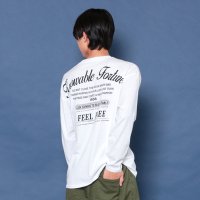 GLAZOS/グラソス GLAZOS 【プチプラ】バックメッセージロゴ長袖Tシャツ/506968282