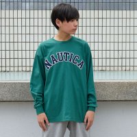 GLAZOS/グラソス GLAZOS 【NAUTICA】フロントロゴアップリケ刺繍長袖Tシャツ/506968296