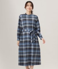 J.PRESS LADIES/【洗える】テトロンレーヨン/ウール milledタータン ワンピース/506968685