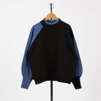 A.N.L/エー・エヌ・エル A.N.L アシメ配色ライトニットプルオーバー/506972528