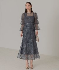 Leja/レジャ Leja フレアスリーブボレロ花柄刺繍マーメイドドレスワンピースドレス美脚効果結婚式 パーティードレス 成人式 20代 30代 40代/506972538