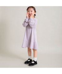 branshes/【WEB限定/DRC/やわらか薄手裏毛】裾フレア切替・袖ボリューム長袖ワンピース/506972957