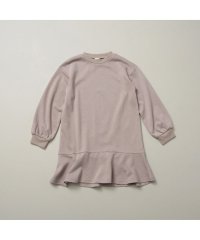 branshes/【WEB限定/DRC/やわらか薄手裏毛】裾フレア切替・袖ボリューム長袖ワンピース/506972957