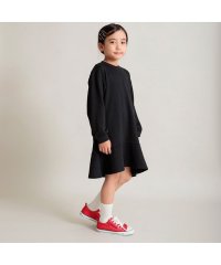 branshes/【WEB限定/DRC/やわらか薄手裏毛】裾フレア切替・袖ボリューム長袖ワンピース/506972957