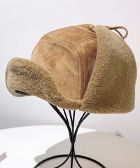 TeddyShop/テディショップ Teddyshop フライトキャップ レディース 帽子 ぼうし 飛行帽 防寒 防風 暖かい 耳あて 耳付き パイロットキャップ/506973071