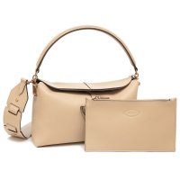 TODS/トッズ TOD'S ハンドバッグ ショルダーバッグ T ケース Tチャーム 2WAY ベージュ レディース TOD'S XBWTSTI0100 XPR C600/506973131