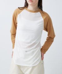 M TO R/SHEER RINGER RAGLAN LONG SLEEVE/506973412