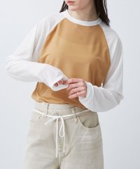 M TO R/SHEER RINGER RAGLAN LONG SLEEVE/506973412
