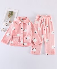 TeddyShop/テディショップ Teddyshop キッズ もこもこ総柄オーバーサイズルームウェア/504537080