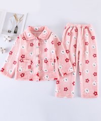 TeddyShop/テディショップ Teddyshop キッズ もこもこ総柄オーバーサイズルームウェア/504537080