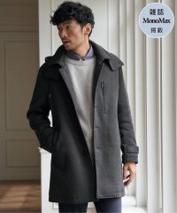 IKKA LOUNGE/【雑誌MonoMax12月号掲載】ウールライクニットステンカラーコート/506745947