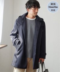 IKKA LOUNGE/【雑誌MonoMax12月号掲載】ウールライクニットステンカラーコート/506745947
