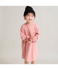 branshes/【DRC/やわらか薄手裏毛】ワンポイント刺繍長袖ワンピース/506972956