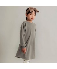branshes/【DRC/やわらか薄手裏毛】ワンポイント刺繍長袖ワンピース/506972956