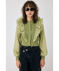 moussy/WOVEN FRILLS カーディガン/506974980