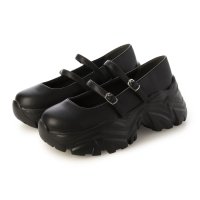 ITALICO/イタリコ ITALICO 軽量厚底 プラットフォーム スニーカーライク ダブルストラップシューズ/506975816