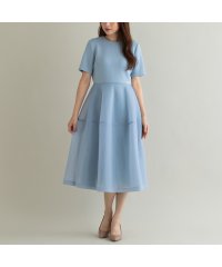 Audie a Muses/異素材使いハイウエストワンピ―ス/506976095
