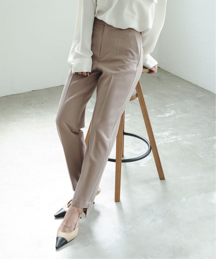 noble シルエットステップヘムパンツ　34 セール 30%OFF】《追加》キャロットシルエットステップヘム