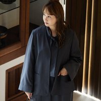form forma/フォルムフォルマ form forma 【藤本美貴さん×formforma】スリットケープジャケット/洗える/506977941