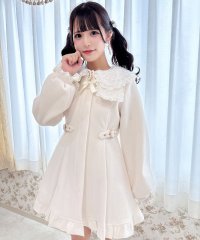 ROJITA/ロジータ ROJITA フェザーレースリボン衿コート/506977993