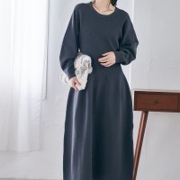 Ranan/ラナン RANAN コクーンシルエットニットワンピ/506693012