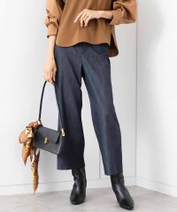 MICHEL KLEIN/リヨセルデニムセミワイドパンツ/506974953