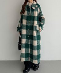 callautia/カラウティア callautia callautia シャギーチェックロングコート/506977267