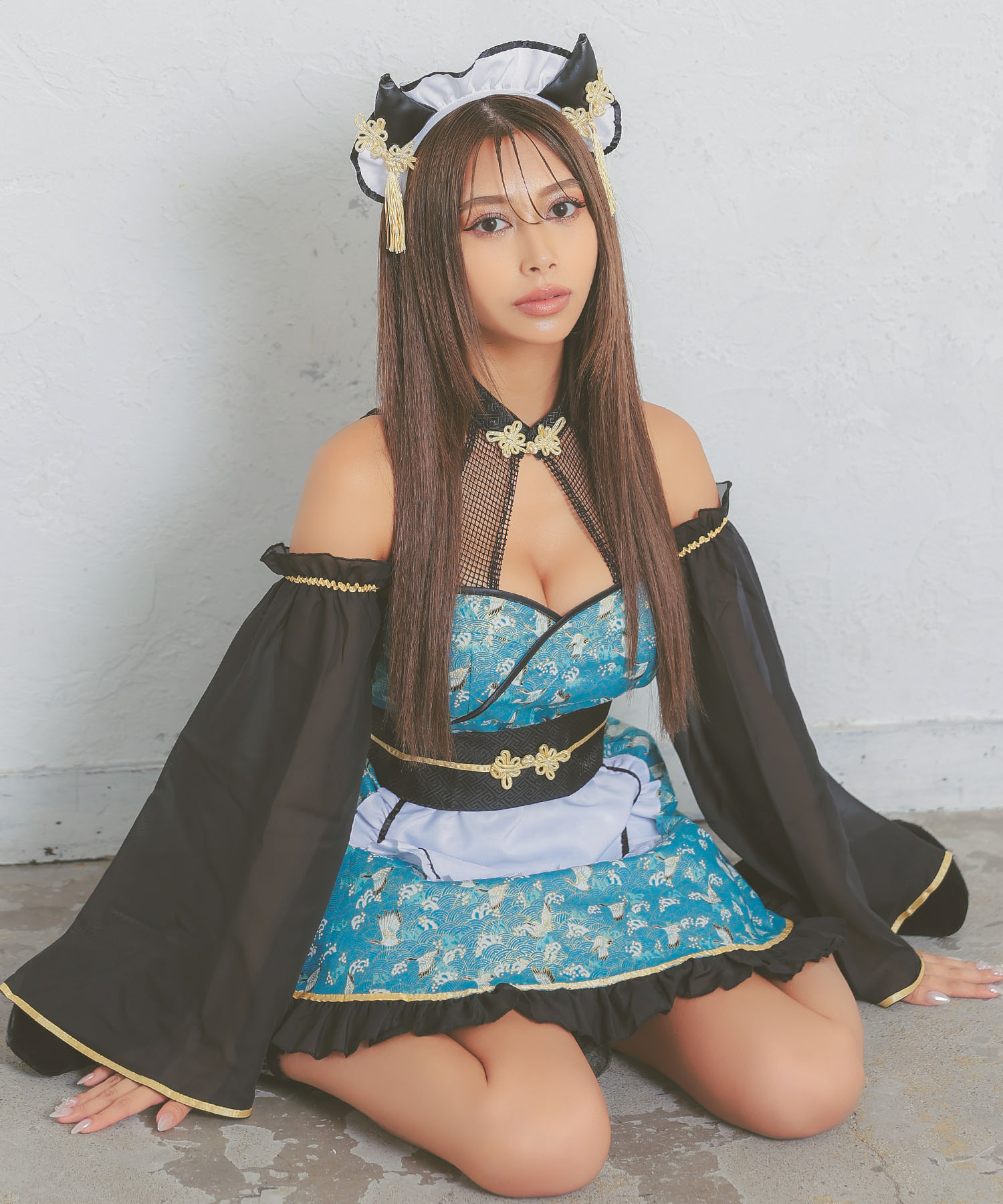 ティカ Tika ハロウィン 付け袖ありフレアスカート個性アニマル
