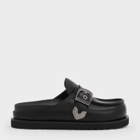 CHARLES & KEITH/Kirke カーク バックルストラップフラットフォームミュール/506978128