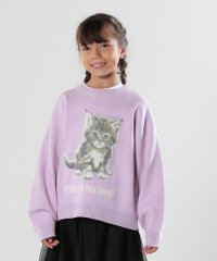 SHOO・LA・RUE(Kids) /【110－140cm/リンク/男女兼用】アニマルモチーフニット/506978450