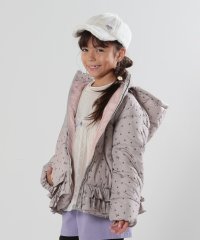 SHOO・LA・RUE(Kids) /【110－140cm/撥水】フード2WAY総柄フリルブルゾン/506978453