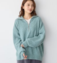 Viola e Viola/ヴィオラ エ ヴィオラ Viola e Viola 洗えるもちもち ハーフジップニット/506978874
