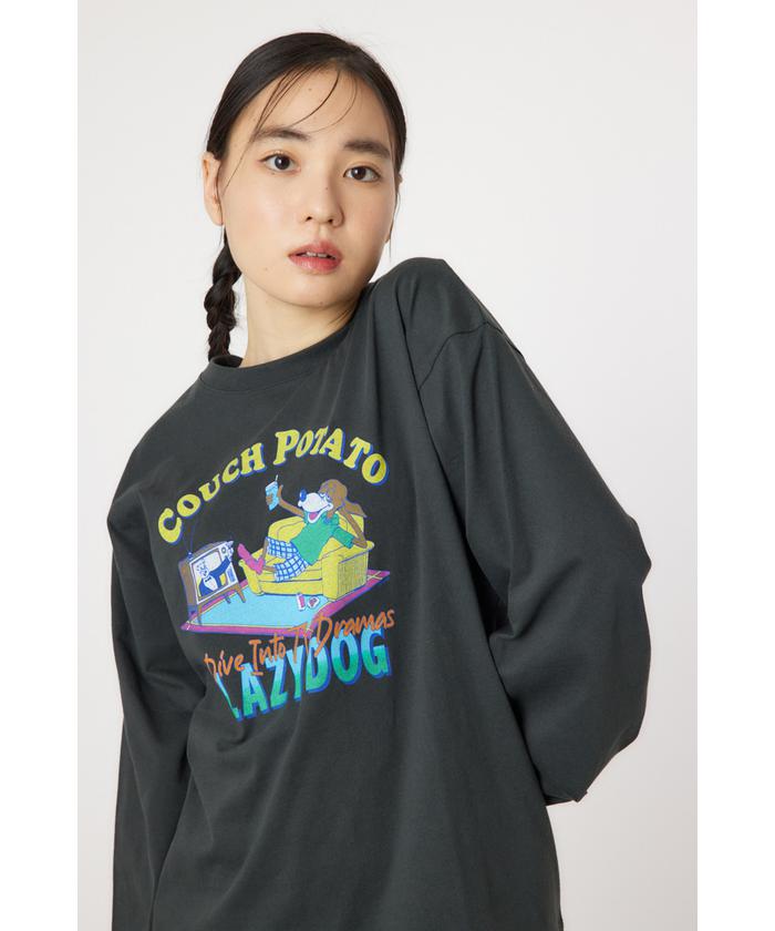 COUCH POTATO ロングスリーブTシャツ(506979693) | ロデオクラウンズワイドボウル(RODEO CROWNS WIDE  BOWL) - d fashion