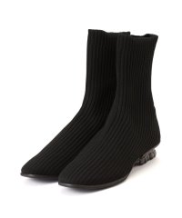 RoyalFlash/grounds/グラウンズ/BABY JEWELRY RIB SOCK BLACK/506980307