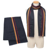 Paul Smith/ポールスミス Paul Smith マフラー ストライプ ネイビー メンズ PAUL SMITH M1A454D AS22 47A/506980693