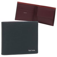 Paul Smith/ポールスミス Paul Smith 二つ折り財布 ネイビー メンズ PAUL SMITH M1A4833 NSTRGS 45/506980697