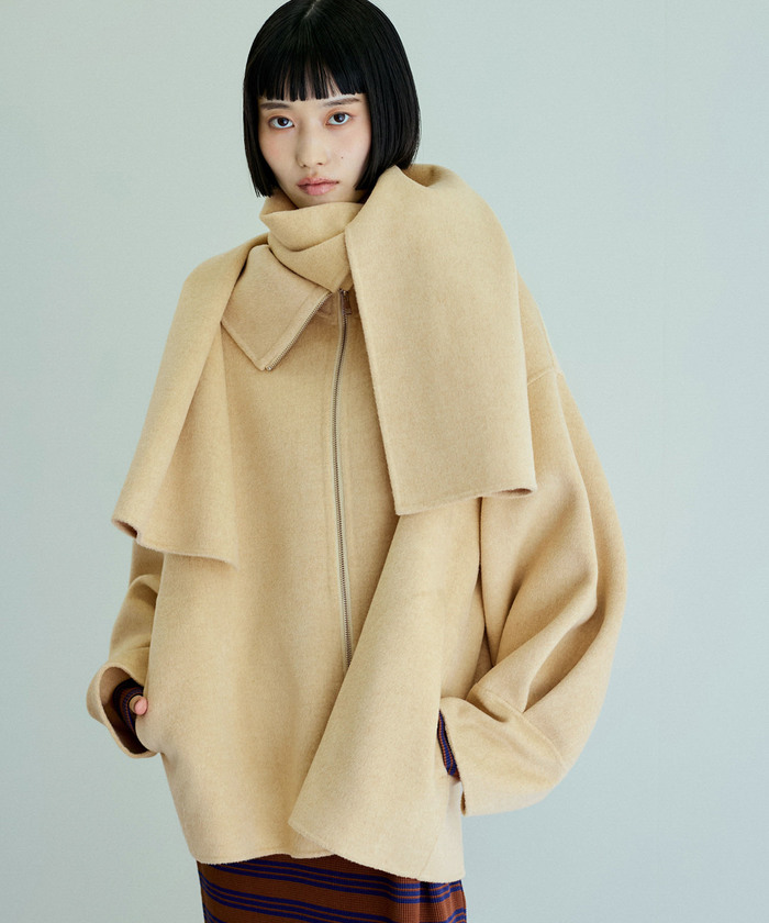 Adam et Rope アダムエロペ meltonダッフルコート 正式 フーディ Adam et Rope アダムエロペ meltonダッフルコート 正式 フーディ
