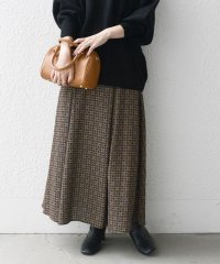 SHIPS any WOMEN/SHIPS any:〈洗濯機可能〉ジオメトリック フレア ギャザー スカート/506981181