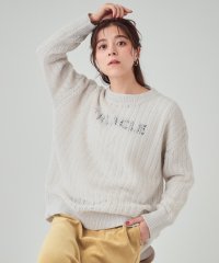 SHOO・LA・RUE/【S－LL/2点セット】大人の抜け感 モヘヤ調メッシュニット＋ロゴT/506981224