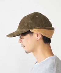 SHIPS MEN/【WEB限定】SHIPS: ワンポイント ロゴ 刺繍 コーデュロイ ボア オーバーフィット キャップ/506981595